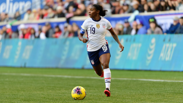 Uswnt Vs Colombia Score Usa Defeats Colombia 4 0 Crystal Dunn Dominates Pitch While Mewis Sisters Score Cbssports Com