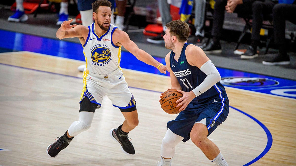 Stephen Curry and Luka Doncic combine for 99 points in a round-trip duel forever