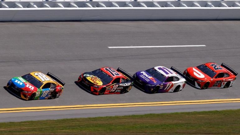 Kyle Busch Martin Truex Jr. Denny Hamlin Bubba Wallace Daytona 500