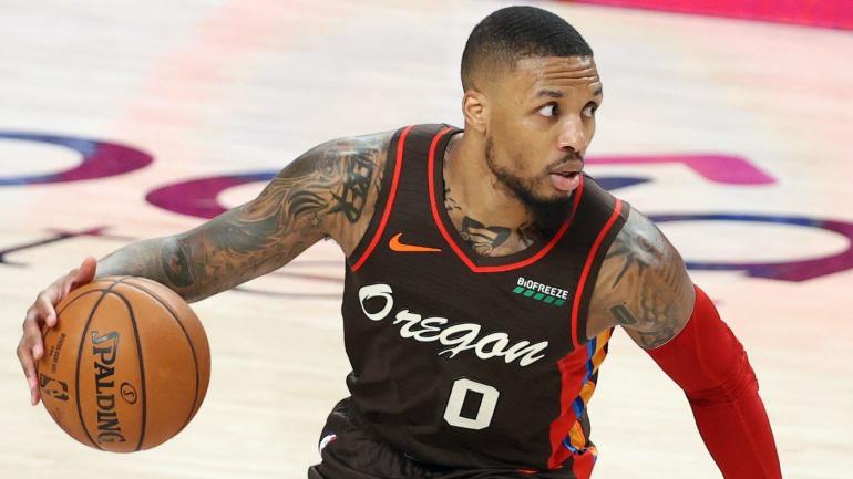 Nba All Star 2021 Trail Blazers Damian Lillard To Participate In 3 Point Contest Per Report Cbssports Com