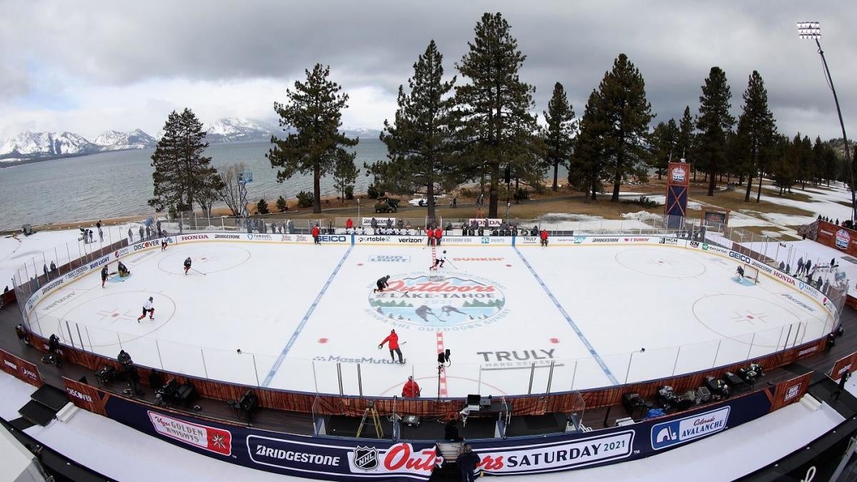 Avalanche vs.  Golden Knights: the outdoor game at Lake Tahoe resumes after the postponement due to the sun