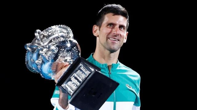 dump Ordliste finansiel Australian Open men's final: Novak Djokovic dominates Daniil Medvedev en  route to ninth title in Melbourne - CBSSports.com