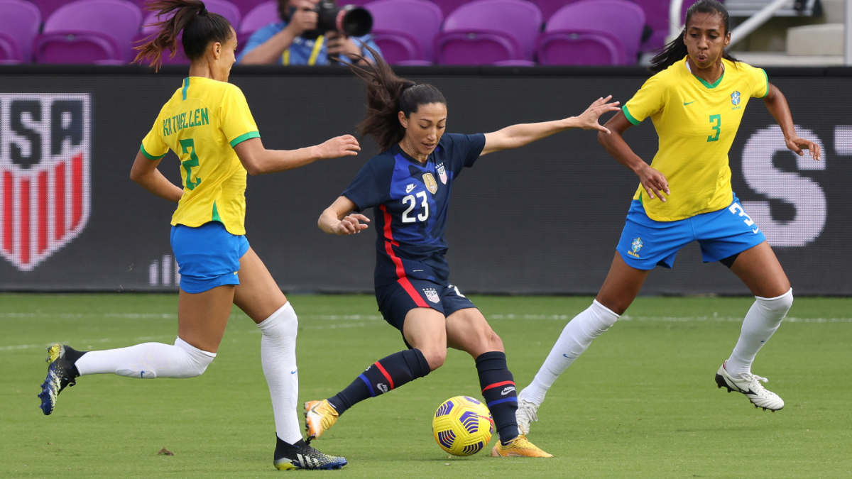 USWNT vs. Brazil score, highlights Christen Press, Crystal Dunn lead