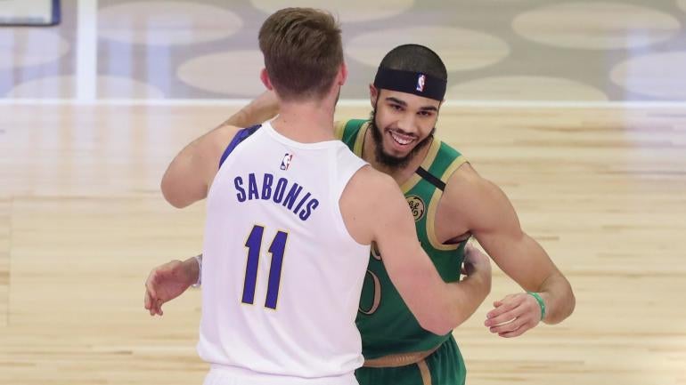 Domantas Sabonis Jayson Tatum Pacers Celtics