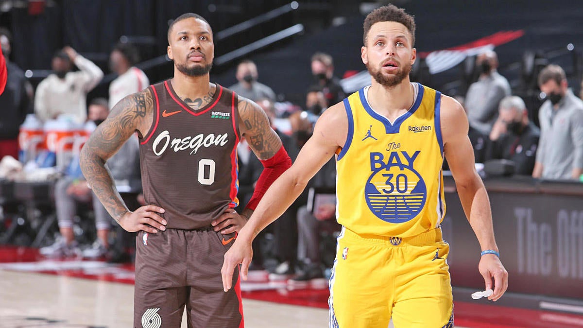 Blazer’s Damian Lillard reminds Warriors Stephen Curry that he’s the best clutch in the NBA