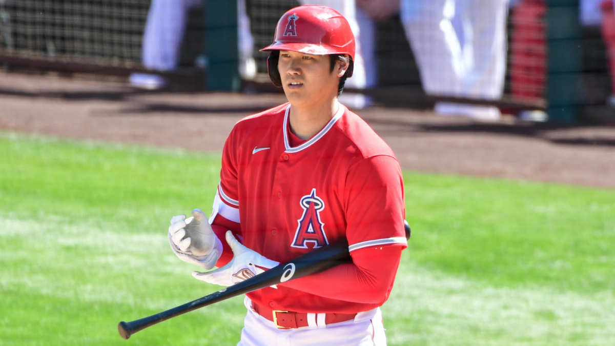 Shohei Ohtani hit a 468-foot home run in Angels spring training