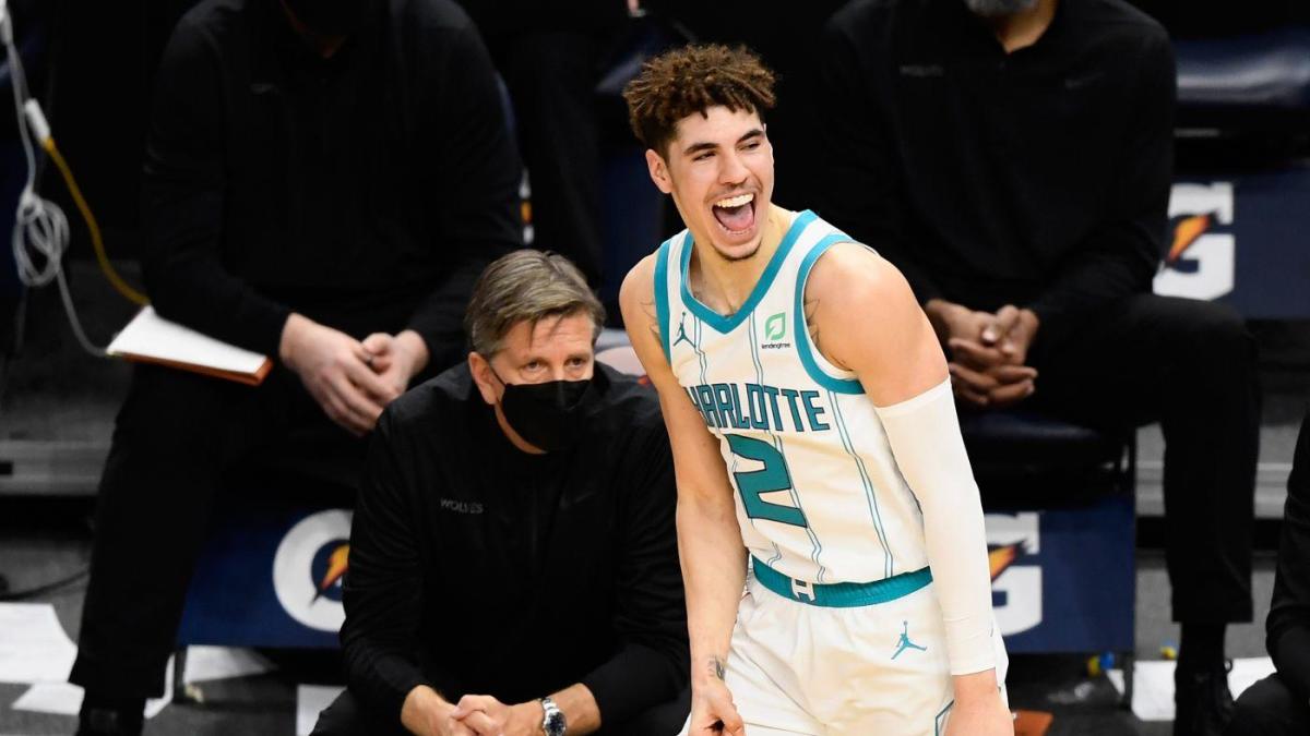 NBA 신인 등급 : Hornets의 LaMelo Ball이 올스타 브레이크에 진입하는 동급 최고 자리에 앉음