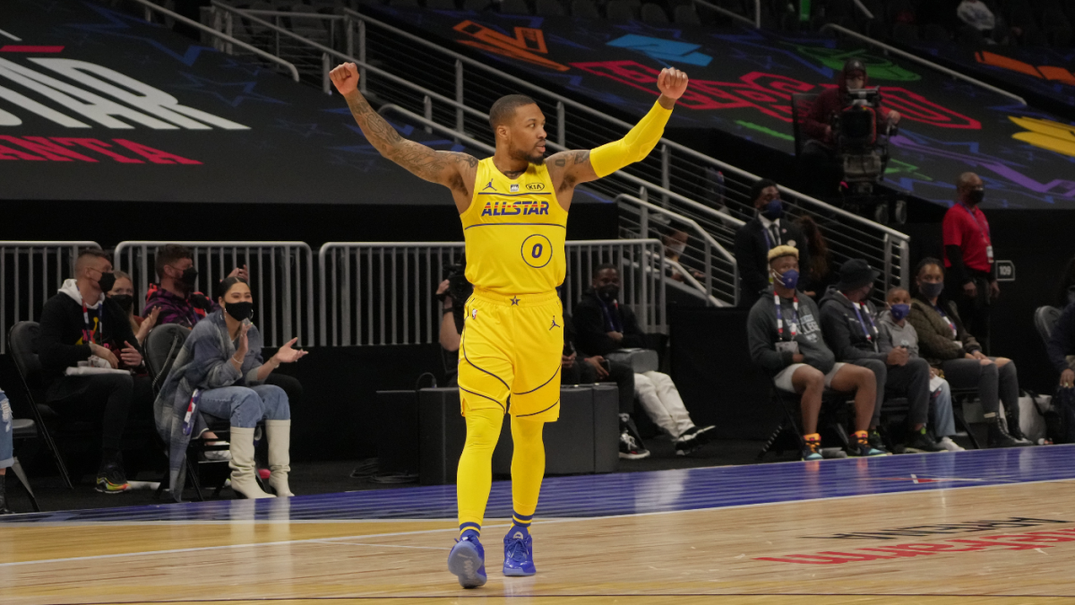 Damian Lillard #0 Nba Basketball Wizards 2021 All Star Eastern