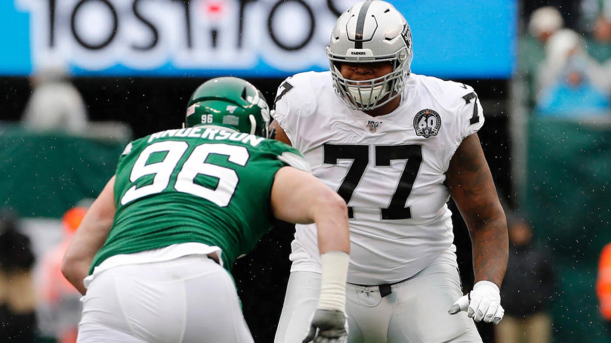 Patriots' Trent Brown 'almost died' after IV mishap with Raiders