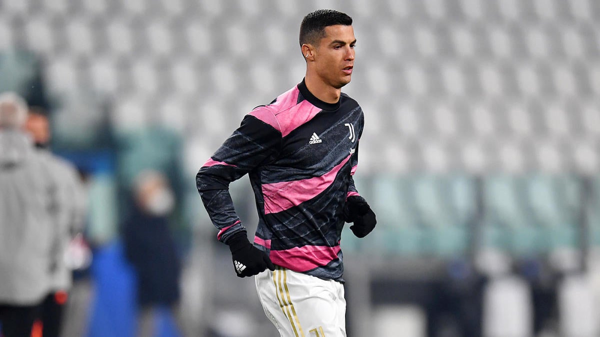 Cristiano Ronaldo of Juventus looks on during the Serie A match