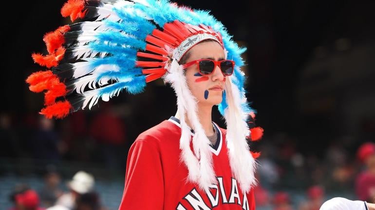 Cleveland Indians fan headdress