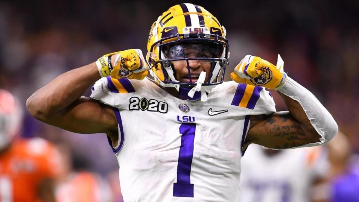 2021 NFL Mock Draft: Miami Dolphins Select WR Ja'Marr Chase at No