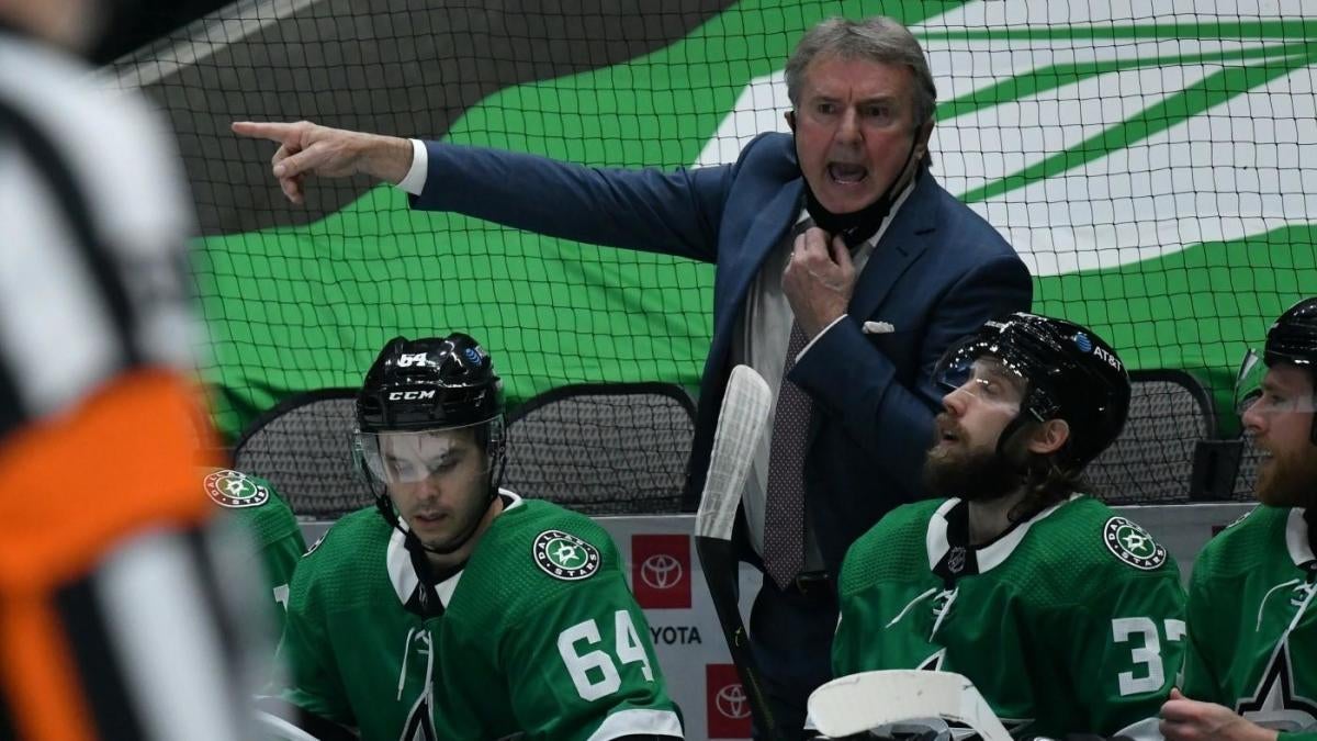 Dallas Stars coach Rick Bowness withdrew from the bench mid-game due to COVID protocols