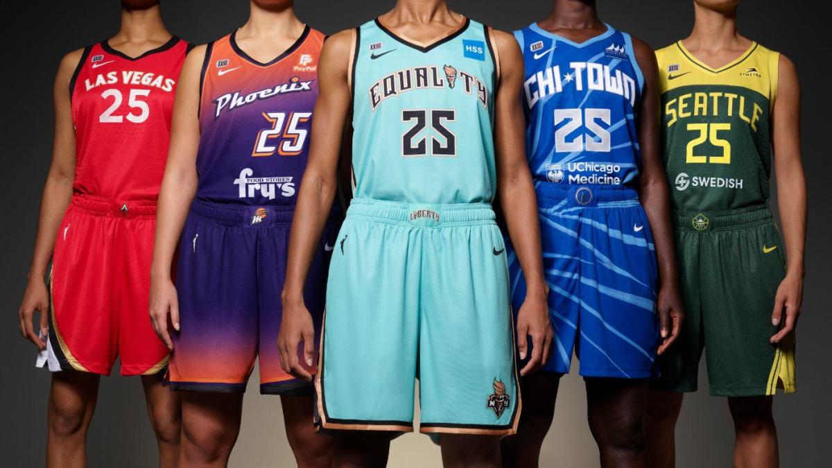 Ranking the WNBA's latest round of refreshingly cool jerseys