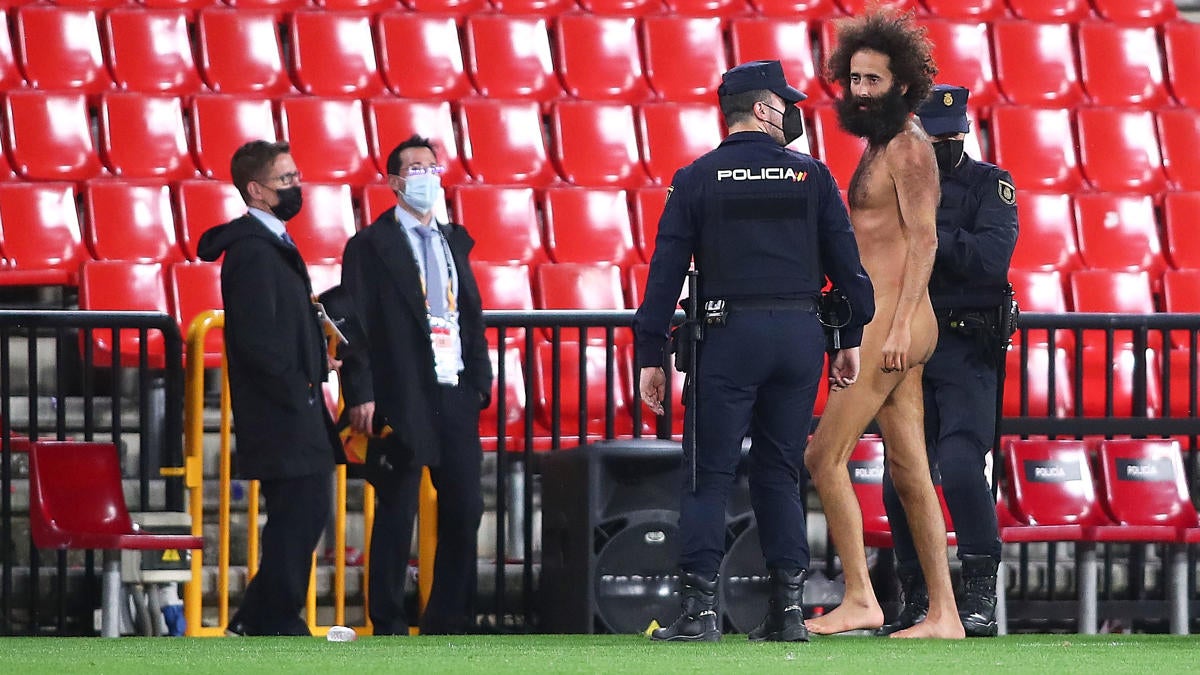 Manchester United Granada Naked Streaker Hid In Stadium For Hours