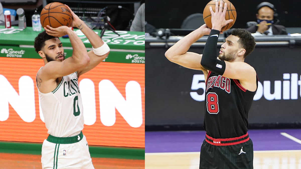 Jayson Tatum, Zach LaVine become the second pair of players to score 50 points on the same day this season