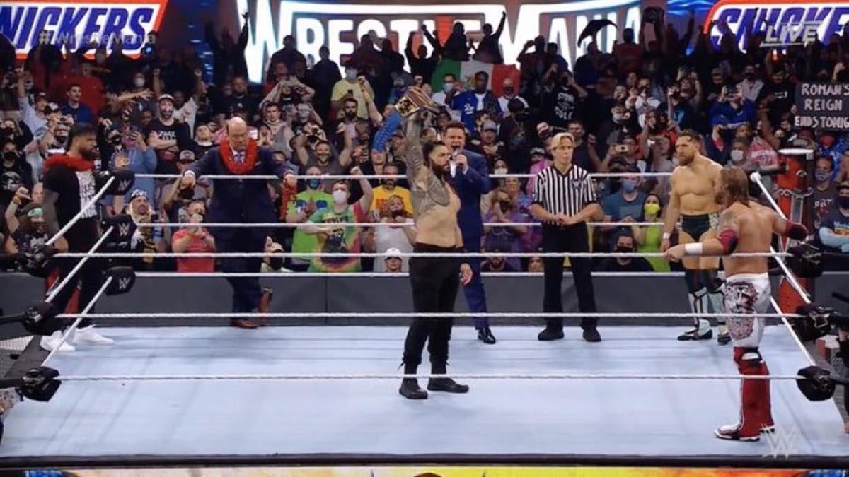 2021 WWE WrestleMania 37 results, recap, grades Roman Reigns, Edge