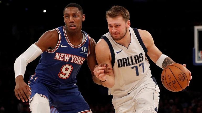RJ Barrett Luka Doncic New York Knicks Dallas Mavericks