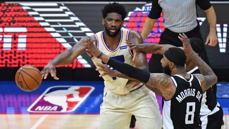 Joel Embiid Philadelphia 76ers Los Angeles Clippers