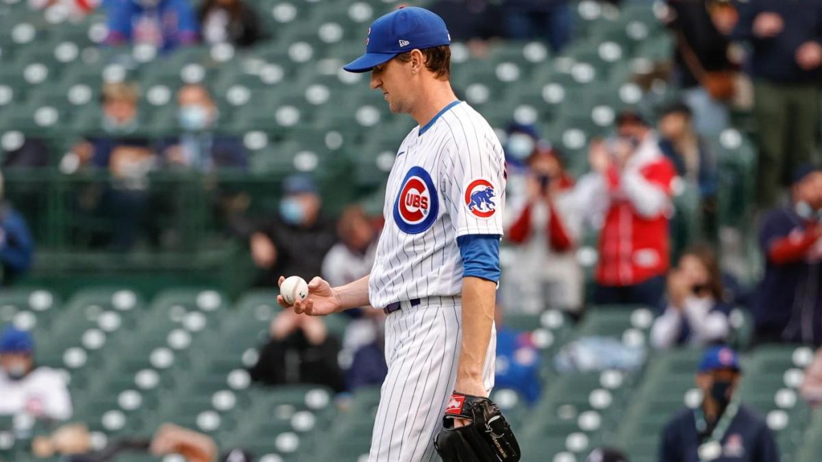 Kyle Hendricks final line vs SF: 8 IP, 1 H, 0 R, 1 BB