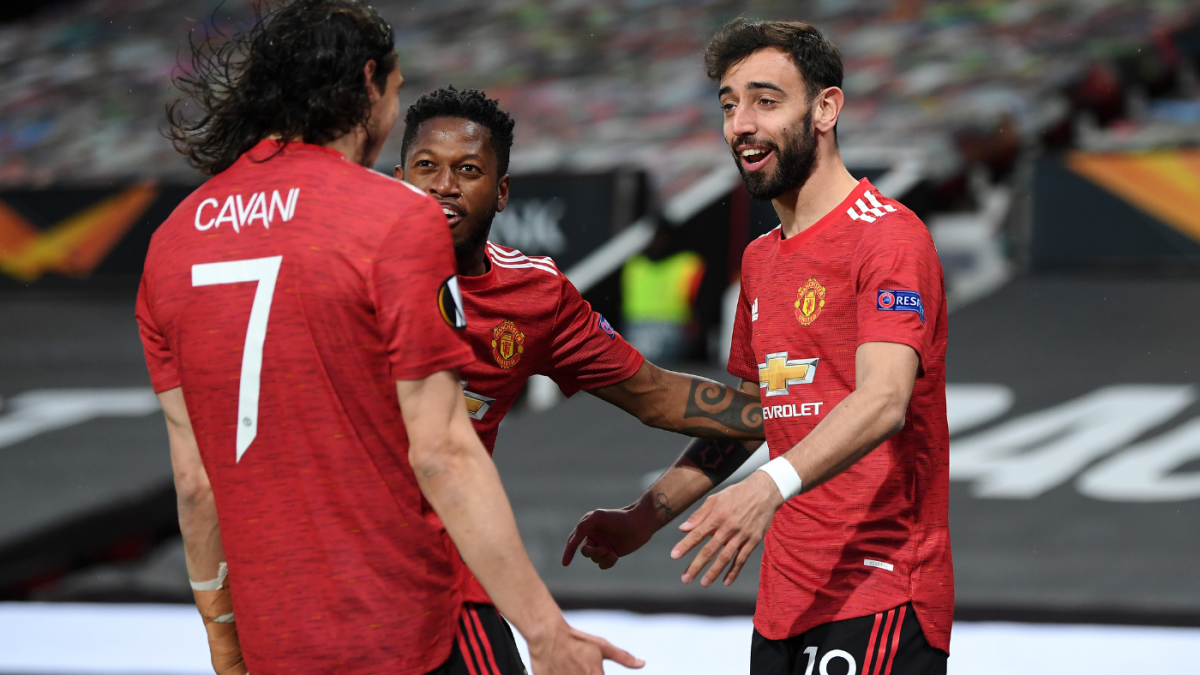 Manchester United Vs Roma Score Highlights Red Devils Surge With Huge Second Half In Europa League Semis Cbssports Com