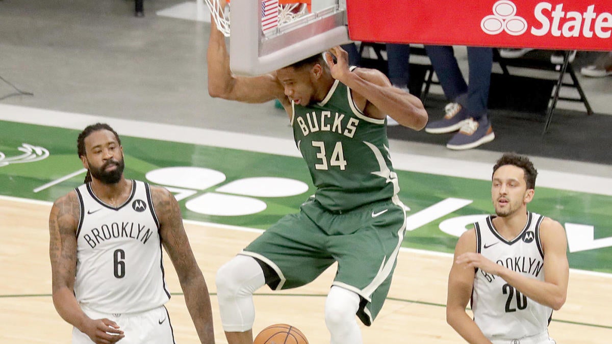 Bucks Vs Nets Score Takeaways Giannis Antetokounmpo Drops 49 Points Kevin Durant Has 42 In Losing Effort Cbssports Com