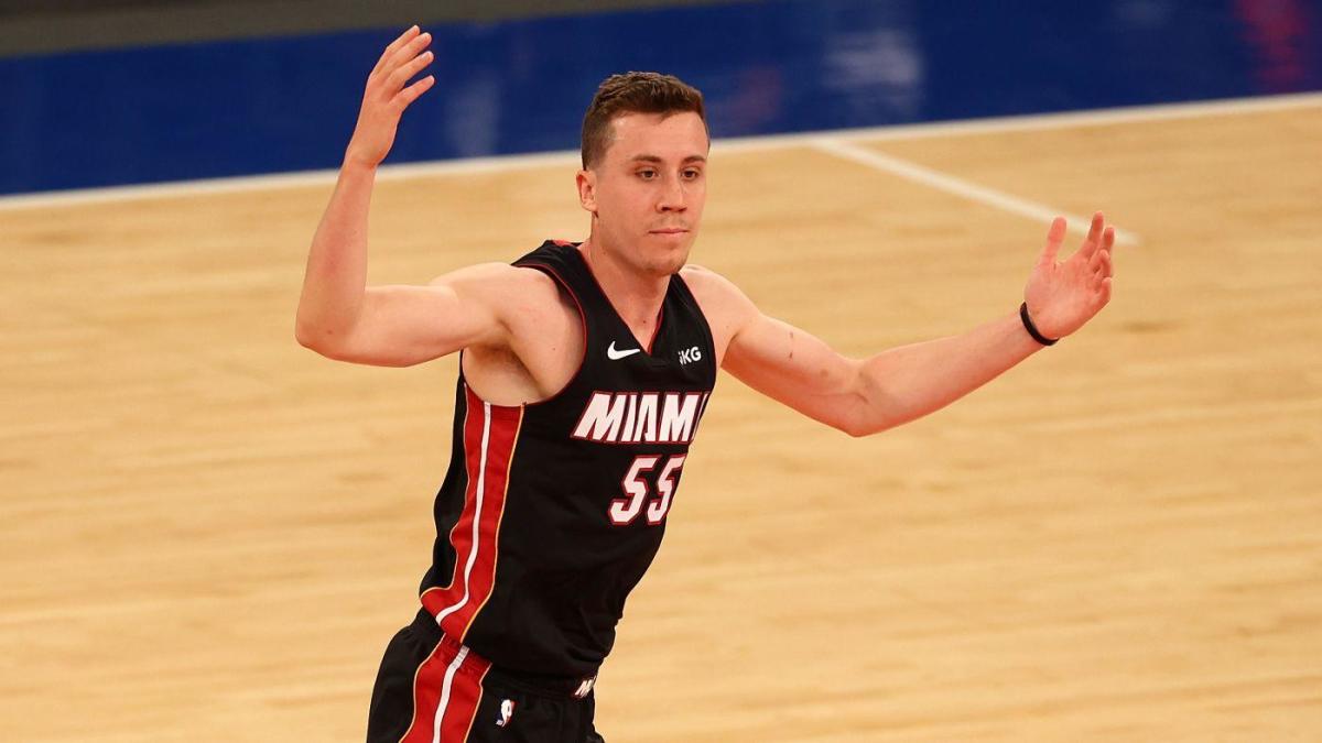 Heat S Duncan Robinson Becomes Fastest Player To Reach 500 3 Pointers In Nba History Cbssports Com