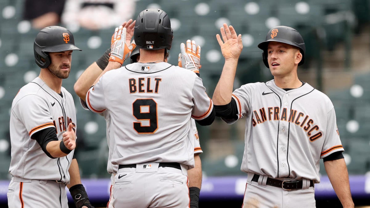 Brandon Belt blasts Giants past Rockies with 846 feet worth of homers at  Coors Field
