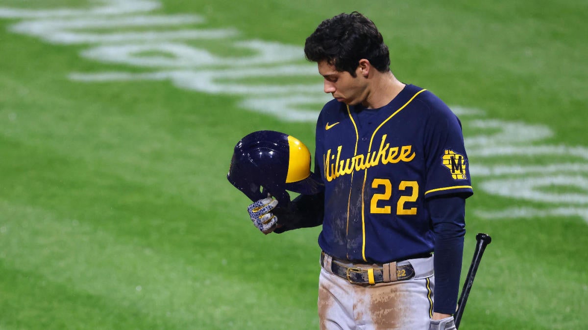 Brewers LF Christian Yelich (back) scratched - Field Level Media