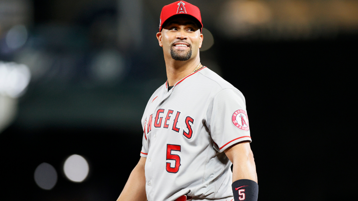 Download Los Angeles Angels Albert Pujols Uniform Number Wallpaper