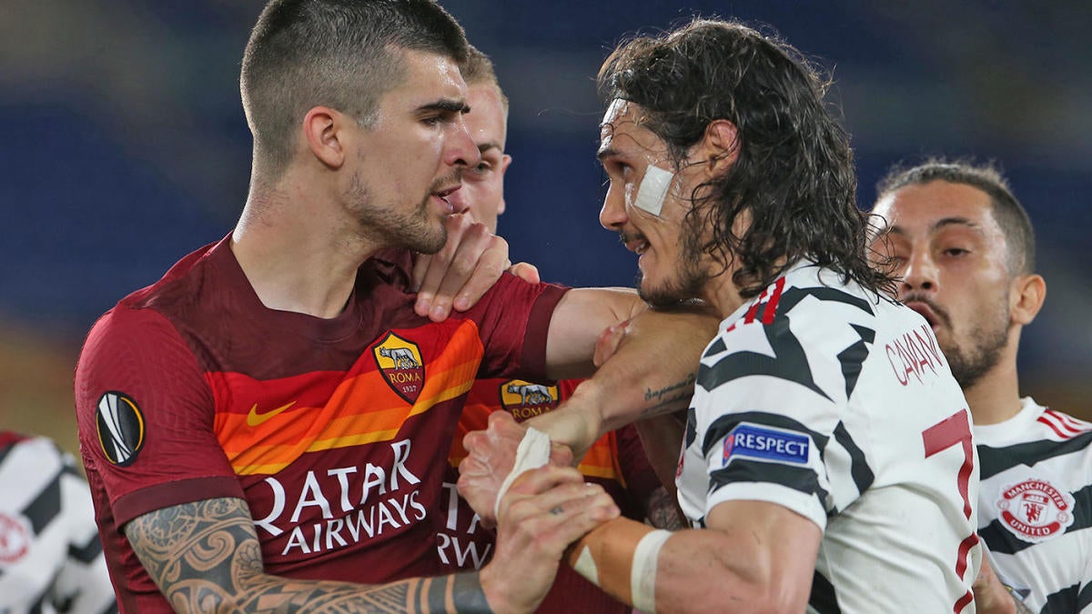 Valutazioni giocatori Roma-Manchester United: Cavani & Co.  Perse in Italia, ma avanzano alla finale di Europa League