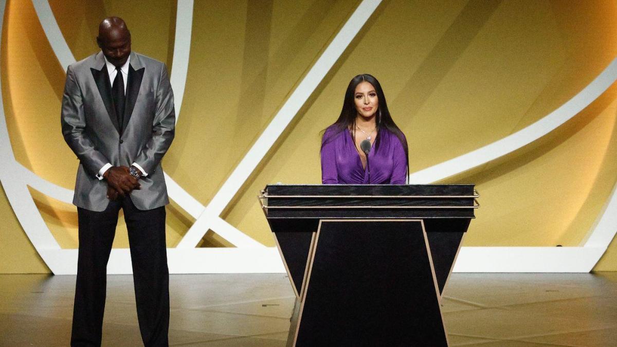 Vanessa Bryant honors late husband Kobe Bryant with speech ...