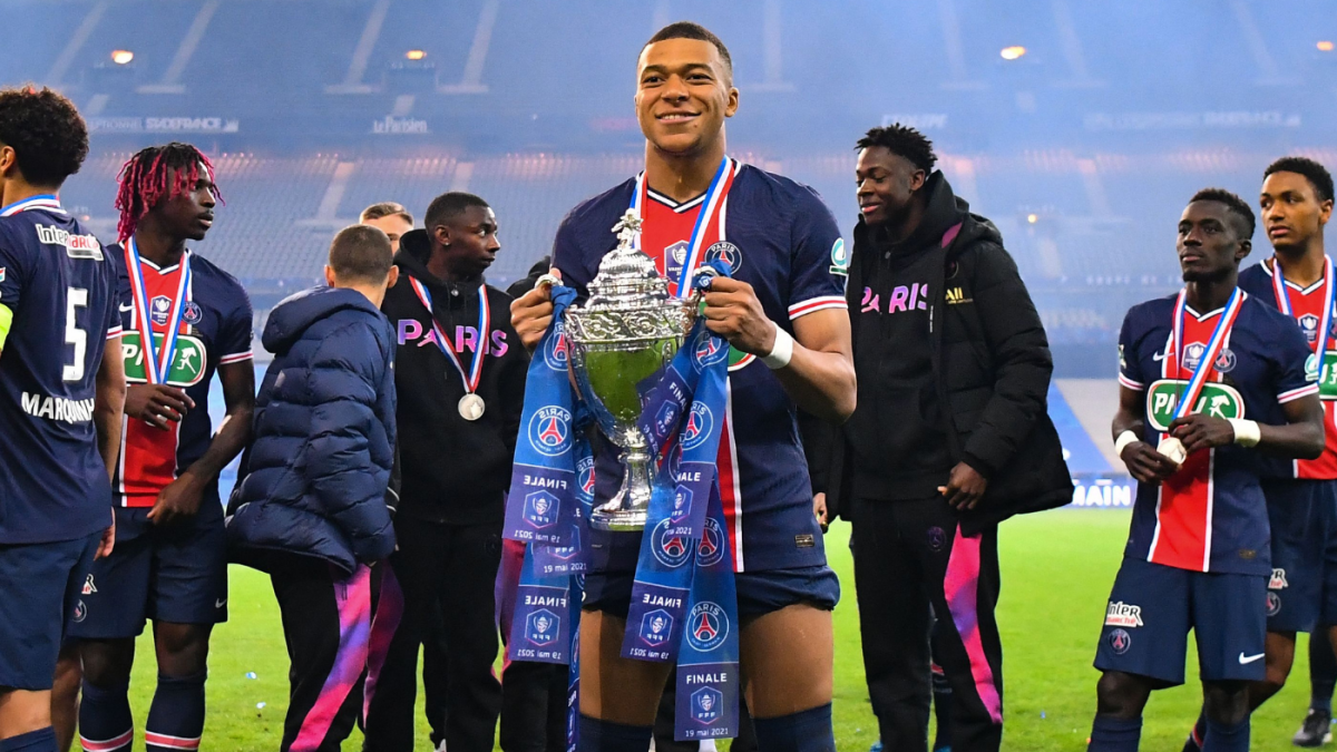 Psg Vs Monaco Score French Giants Win Coupe De France Through Mbappe And Icardi To Avoid Trophy Less Season Cbssports Com