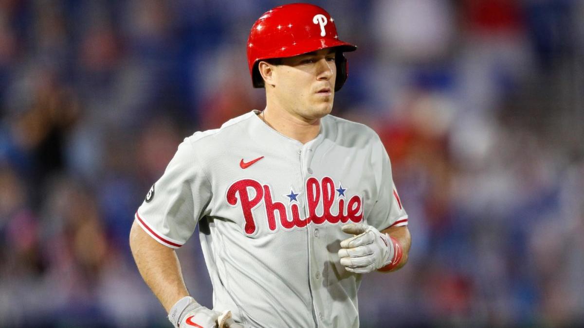 Phillies place catcher J.T. Realmuto on injured list, alter rotation ahead  of series vs. Red Sox 