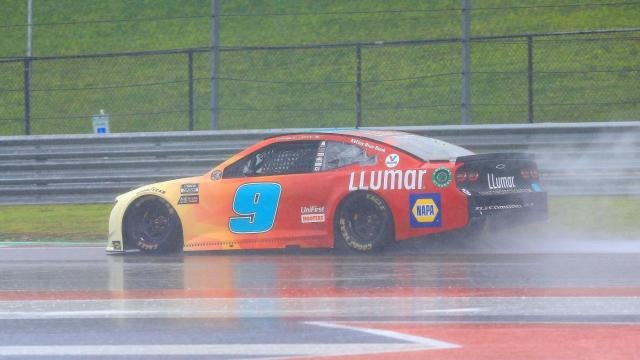 Nascar Cup Series At Circuit Of The Americas Results Chase Elliott Wins Rain Shortened Messy Race In Austin Cbssports Com