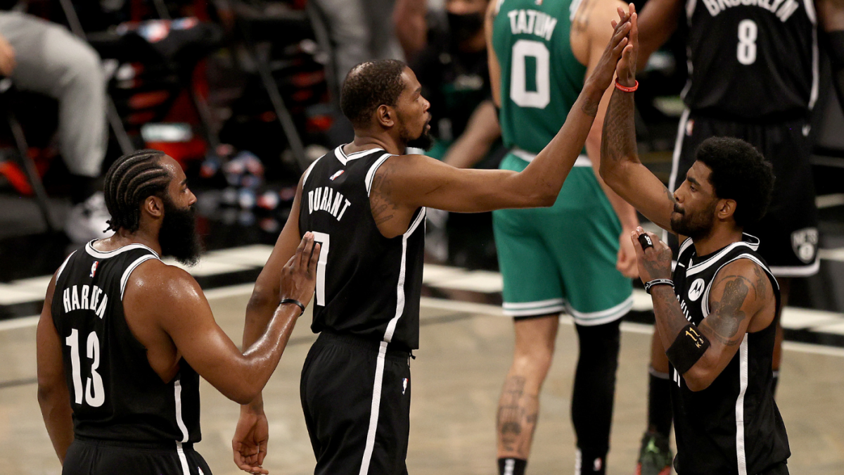 Nets Vs Celtics Game 1 Score Takeaways Brooklyn Star Trio Burns Boston In Second Half En Route To 1 0 Lead Cbssports Com