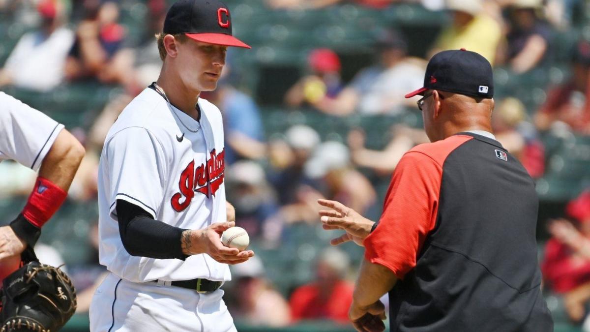 Cleveland Indians' Zach Plesac explains how he fell afoul of an 'aggressive  undershirt' 