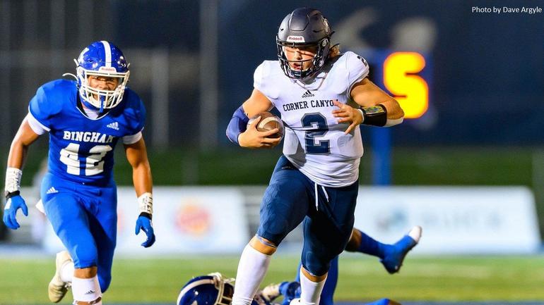 High school football: Corner Canyon's Jaxson Dart named Gatorade ...