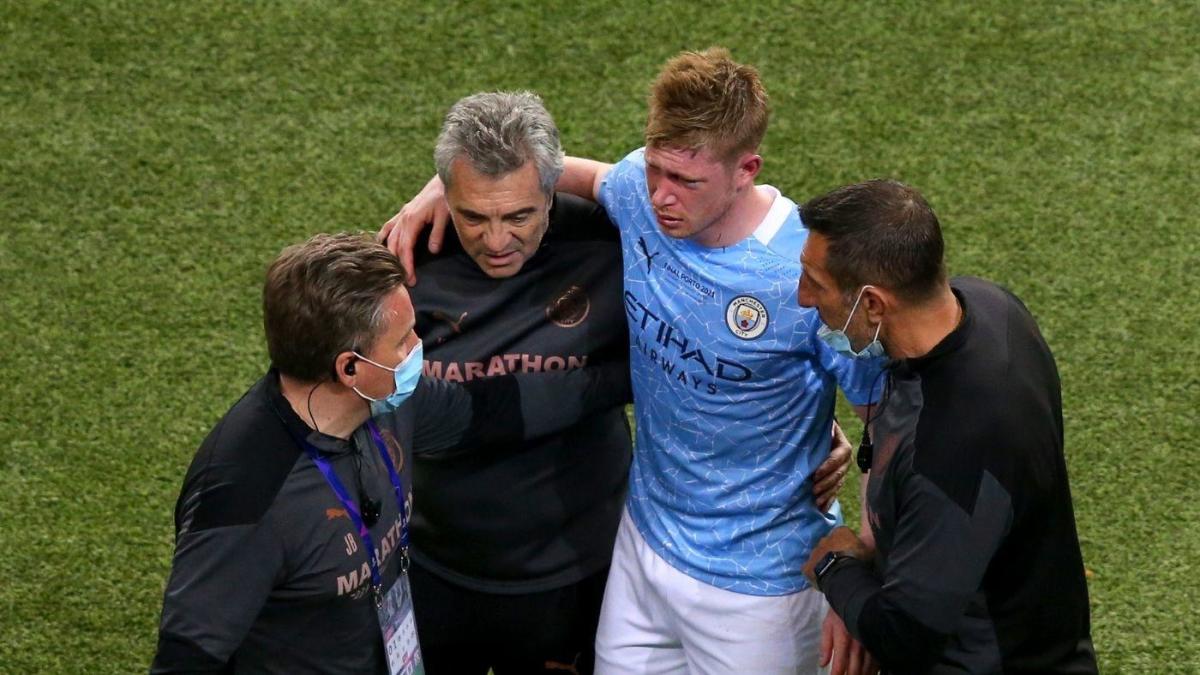 Kevin De Bruyne suffers another Champions League final injury - Futbol on  FanNation