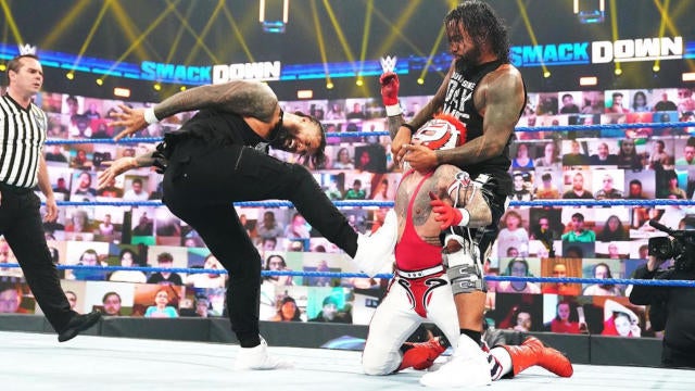 Wwe Smackdown Results Recap Grades Usos Fail In Two Shots At Smackdown Titles Cbssports Com