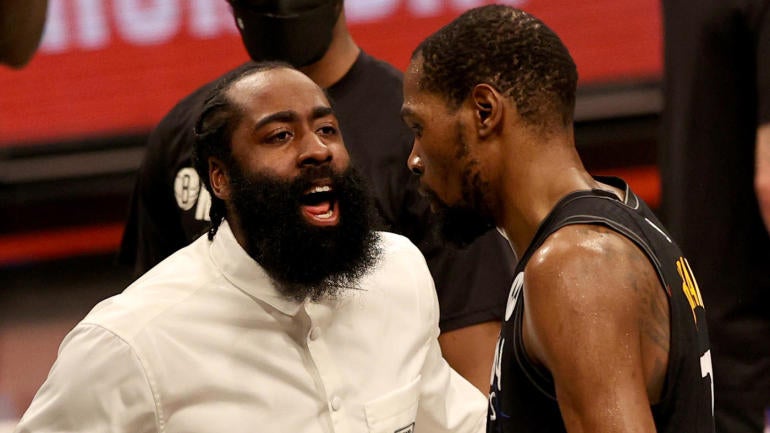 James Harden and Kevin Durant