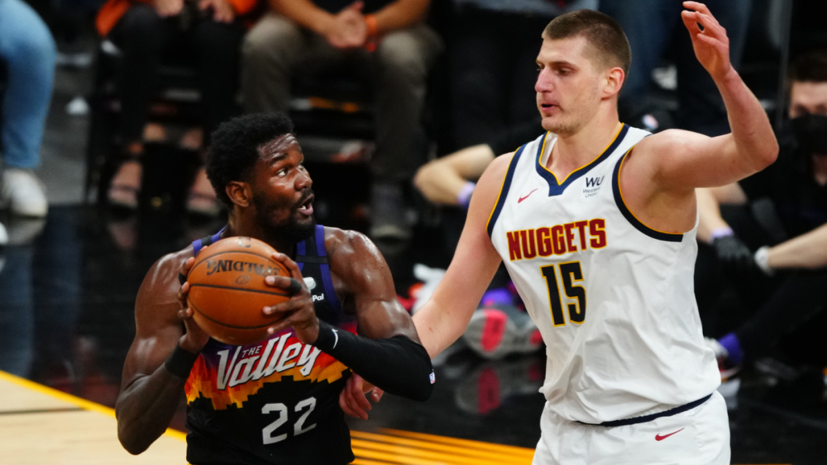 suns nuggets fight in stands