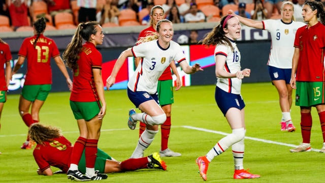 Uswnt Portugal Score Samantha Mewis Scores Lone Goal As Usa Extends Unbeaten Streak To 40 Games Cbssports Com