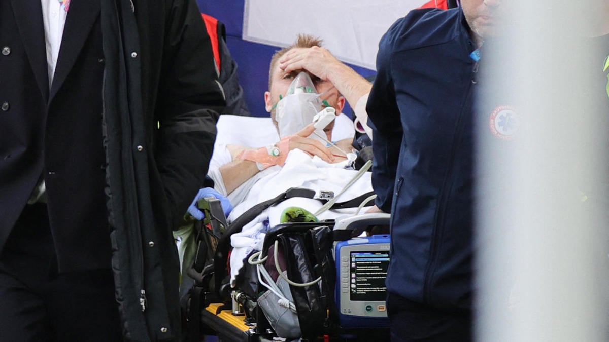 Christian Eriksen 'awake' after collapse in Denmark-Finland game; UEFA suspends match for 'medical emergency'