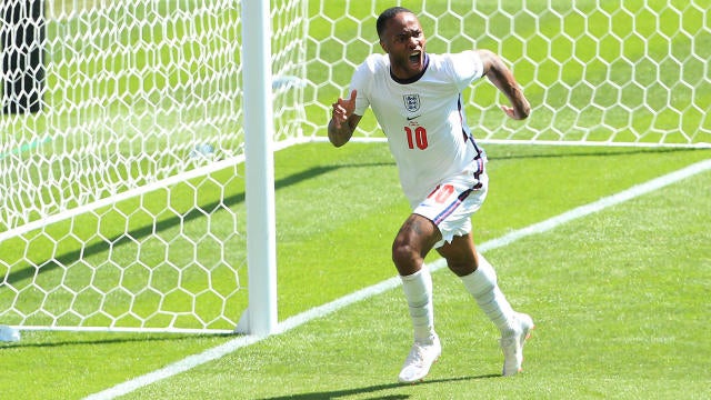 England Vs Croatia Uefa Euro 2020 Score Raheem Sterling Fires Three Lions To Wembley Win In Opener Cbssports Com