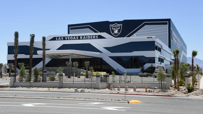 Construction Continues At The Las Vegas Raiders Headquarters/Intermountain Healthcare Performance Center