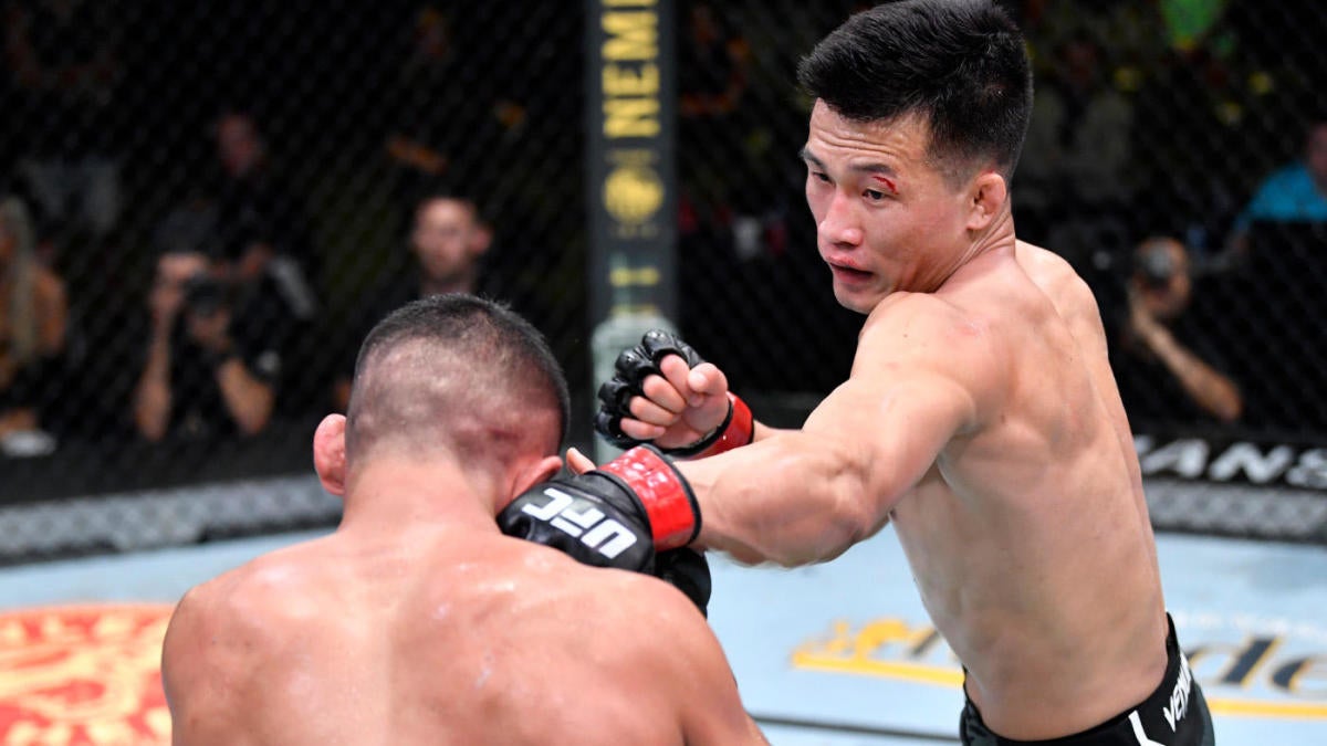 한국의 좀비 UFC 파이트 나이트의 메인 이벤트에서 댄이게에 승리