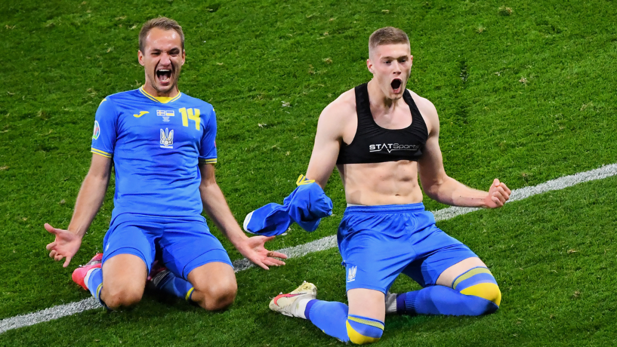 Ukraine score dramatic winner in 121st minute to beat Sweden and ...