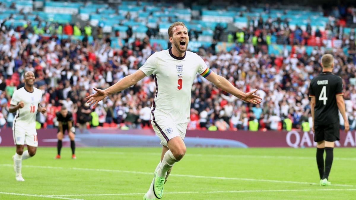 England vs. Germany score: Raheem Sterling and Harry Kane late goals lead Three Lions to quarterfinals - CBSSports.com
