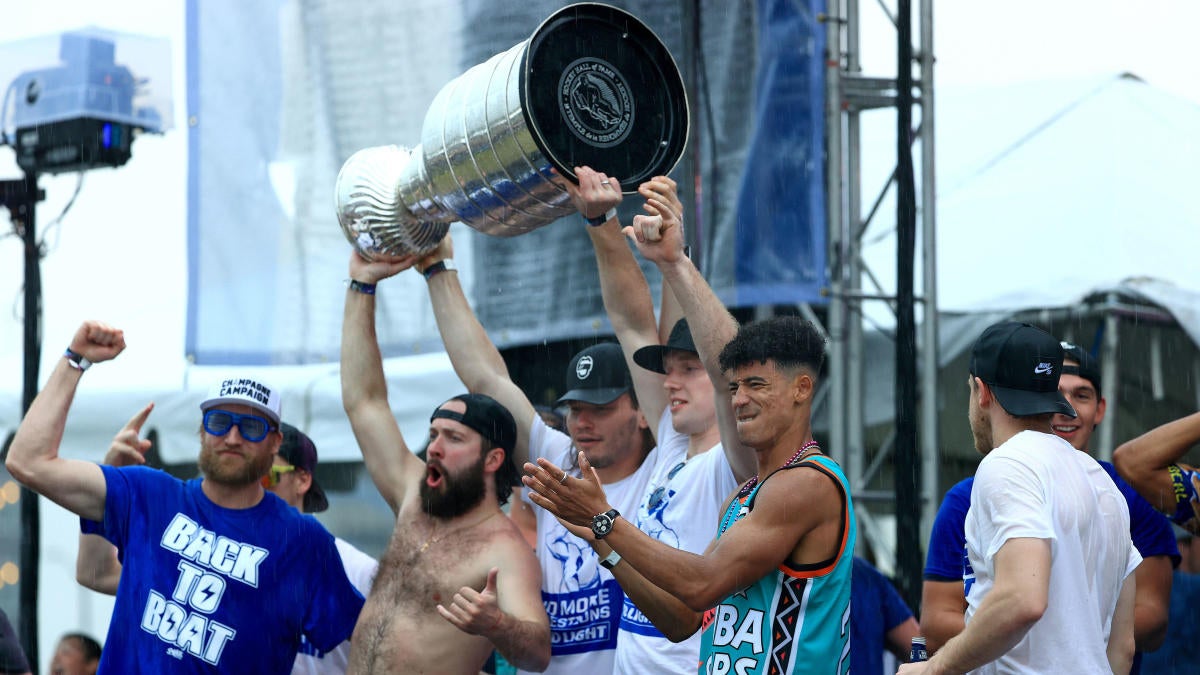 CBS Sports on X: the face when you dent the @StanleyCup 😱🤣 📸: @NHL   / X